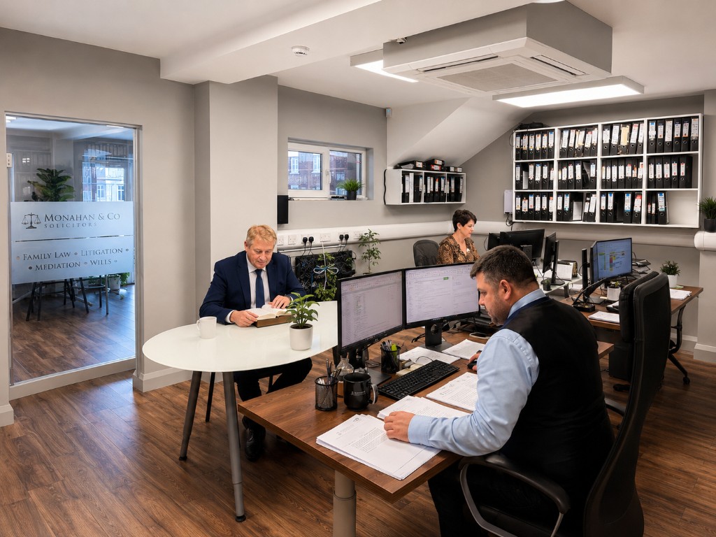 The Monahan Solicitors team at work in the Drogheda office